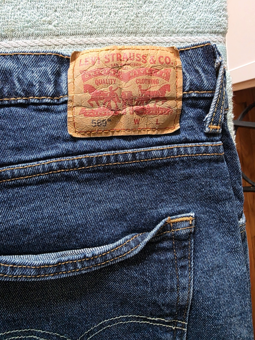 Levi's Men's Blue Denim Jean Shorts Classic Straight Fit